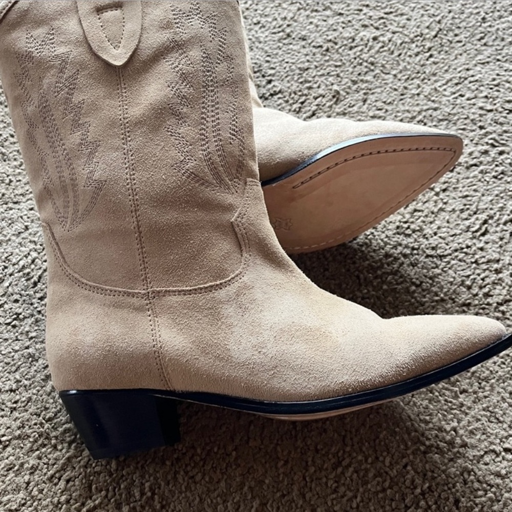 Isabel Marant suede Duerto leather western Boots US9 EUE41 - Picture 10 of 10